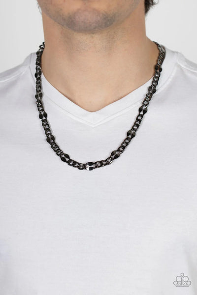 Paparazzi G.O.A.T - Black Men’s Necklace