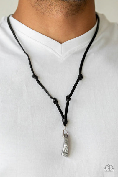 Paparazzi Magnetism - Silver Men’s Necklace