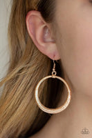 Paparazzi Modern Shimmer – Rose Gold Earrings