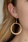 Paparazzi Modern Shimmer – Rose Gold Earrings