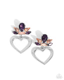 Paparazzi Pushing Perfection - Purple Post Earrings