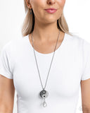 Paparazzi Yin and Yang Year - Black Lanyard Necklace