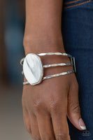 Paparazzi Canyon Dream - White Bracelet