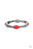 Paparazzi Veranda Variety - Red Bracelet