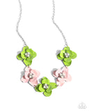 Paparazzi Pastel Pizzazz - Green Necklace