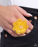 Paparazzi Petal Privilege - Yellow Ring