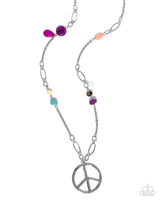 Paparazzi Peaceful Playtime - Purple Necklace