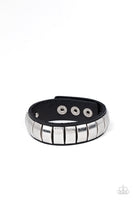 Paparazzi Moto Mode - Black Urban Bracelet