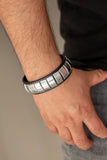 Paparazzi Moto Mode - Black Urban Bracelet