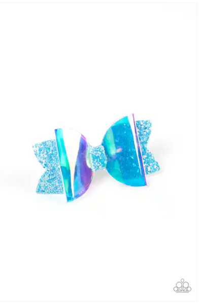 Paparazzi Futuristic Favorite - Blue Hair Clip