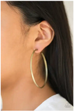 Paparazzi 5th Avenue Attitude - Brass Earrings