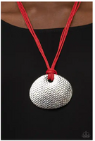 Paparazzi Rural Reflex - Red Necklace