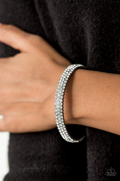 Paparazzi Ballroom Bling - Black Bracelet