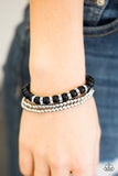 Paparazzi Perfect POSH-ture - Black Bracelet