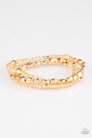 Paparazzi Hello Beautiful - Gold Bracelet