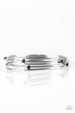 Paparazzi Delicate Decadence - Green Bracelet