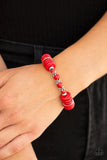 Paparazzi Sagebrush Serenade - Red Bracelet