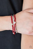 Paparazzi Hello Beautiful - Red Bracelet