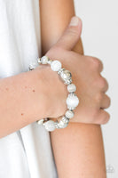 Paparazzi Once Upon A MARITIME - White Bracelet