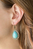 Paparazzi Sahara Serenity - Brass Earrings