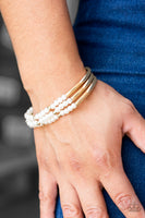 Paparazzi City Pretty - Gold Bracelet