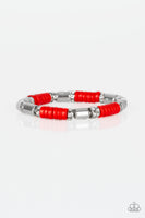 Paparazzi Whimsical Wanderer - Red Bracelet