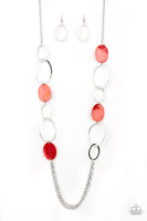 Paparazzi Kaleidoscope Coasts - Red Necklace