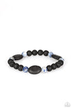 Paparazzi A Hundred and ZEN Percent - Blue Urban Bracelet