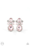 Paparazzi Celebrity Crowd - Pink Clip-On Earrings