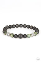 Paparazzi Strength - Green Urban Bracelet