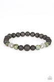 Paparazzi Strength - Green Urban Bracelet