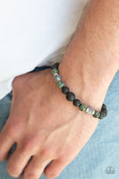 Paparazzi Strength - Green Urban Bracelet