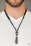 Paparazzi That QUILL Be The Day - Black Urban Necklace