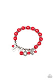 Paparazzi One True Love - Red Bracelet