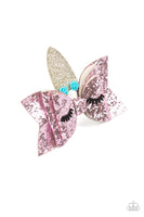 Paparazzi Just Be a YOU-nicorn - Pink Hair Clip