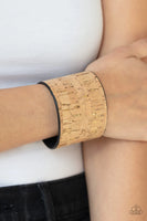 Paparazzi Up To Scratch - Brown Bracelet