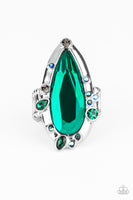 Paparazzi Sparkle Smitten - Green Ring