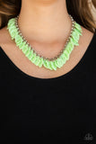 Paparazzi Super Bloom - Green Necklace