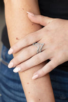 Paparazzi Adventurously Angled - Silver Ring