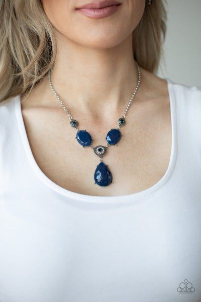 Paparazzi Heirloom Hideaway - Blue Necklace