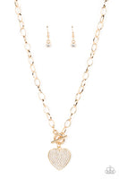 Paparazzi If You LUST - Gold Necklace