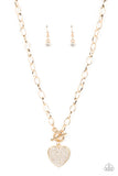 Paparazzi If You LUST - Gold Necklace