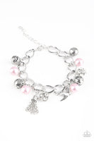 Paparazzi Lady Love Dove - Pink Bracelet