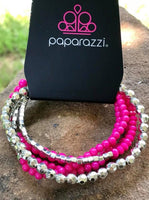 Paparazzi Colorfully Chromatic - Pink Bracelets