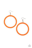 Paparazzi Beauty and the BEACH - Orange Earrings