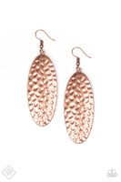 Paparazzi Radiantly Radiant - Copper Earrings