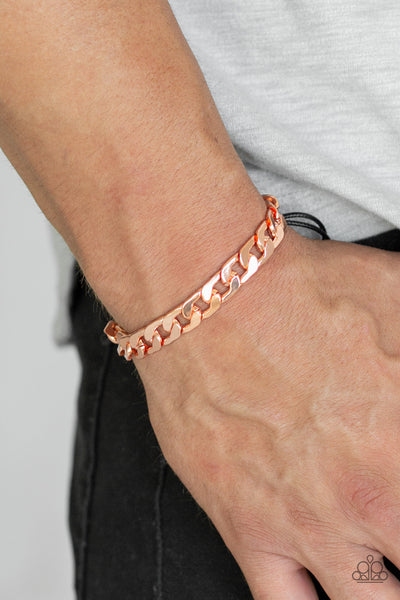 Paparazzi Score! - Copper Bracelet