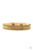 Paparazzi Babe Bling - Brass Wrap Bracelet