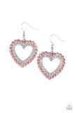 Paparazzi High School Sweethearts - Pink Earrings