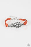 Paparazzi Faster Than FLIGHT - Orange Bracelet